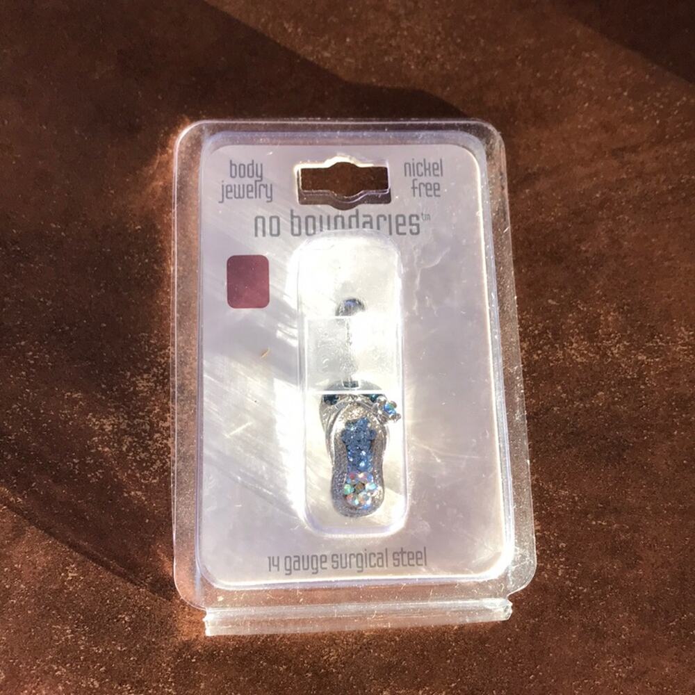 Nickel free 14 gauge belly button ring
